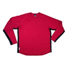 Nike Sphere Dry Shirt Men’s Size L Red Long Sleeve Performance Workout Top