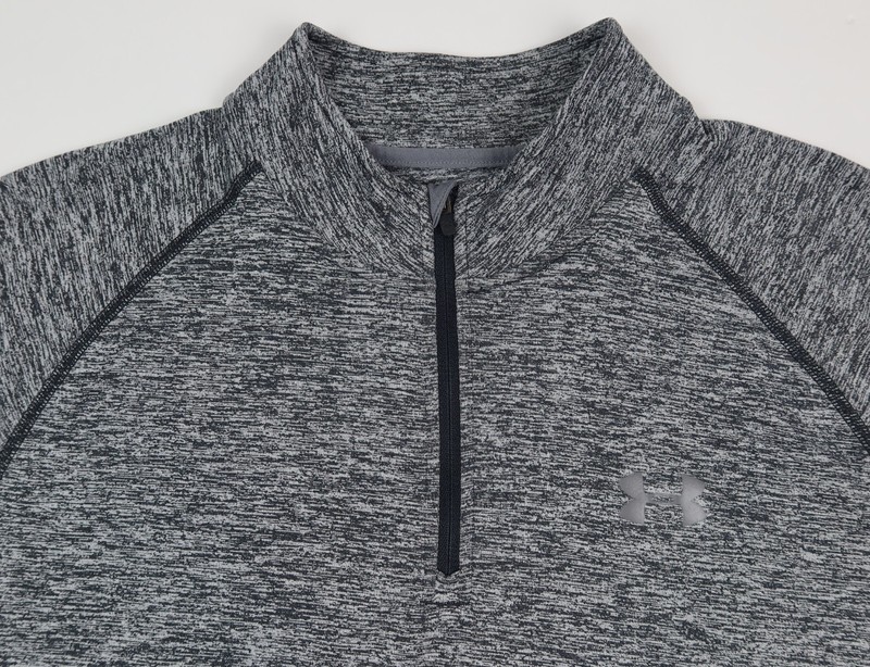 Under Armour Men’s Tech 1/4 Zip Lightweight Pullover Black / Graphite LARGE gallery