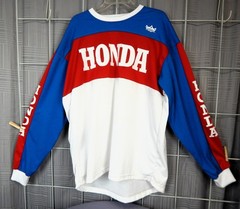 Honda Reign VMX Vintage Collection Motocross Jersey Blue Red White Size XL