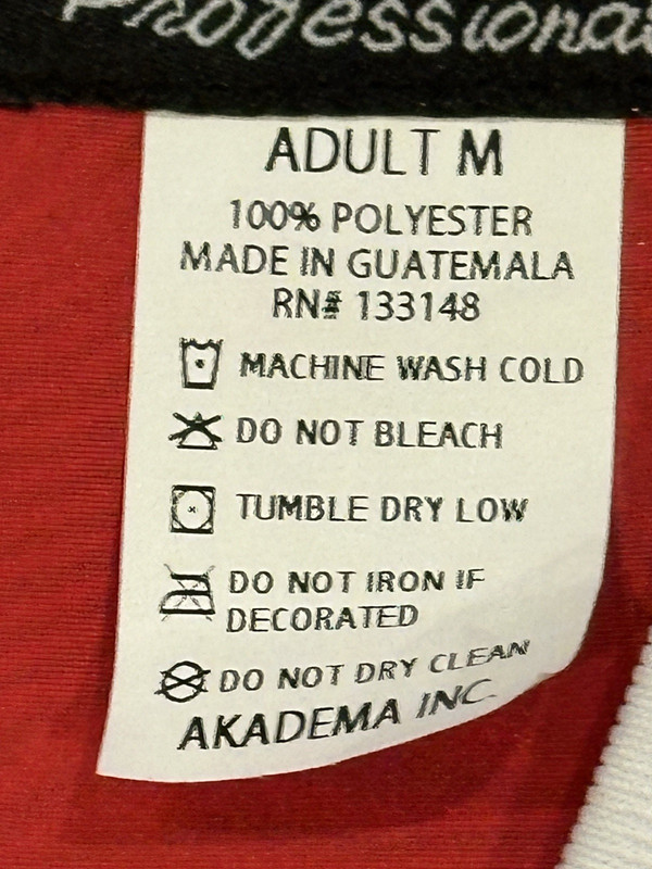 Akadema Pullover Red Dugout Practice Jacket M Baseball gallery