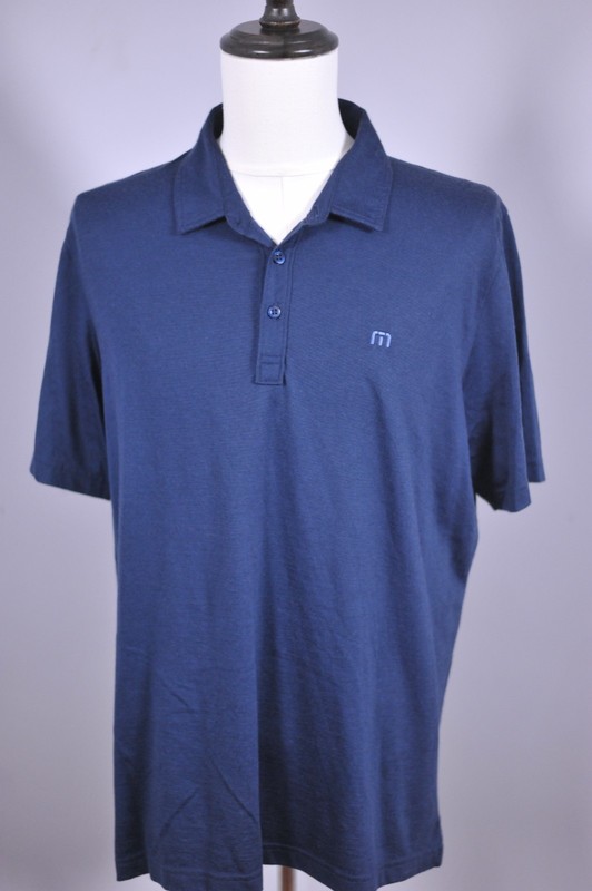 Travis Mathew The Zinna 2.0 Performance Golf Polo Shirt Dark Navy Men's XL gallery