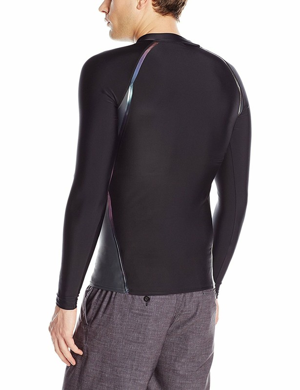 Speedo Fit Training Compression Shirt Lazer fit Long Sleeve Swim Rashguard XL gallery