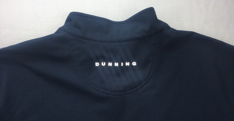 Dunning Golf Pullover 1/4 Zip Long Sleeve Blue Polyester Light Weight Men’s LG. gallery