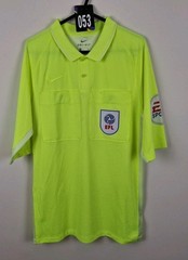 NIKE Offical Referee Shirt Men S Rare Colour Yellow & White Ea Sports Badges
