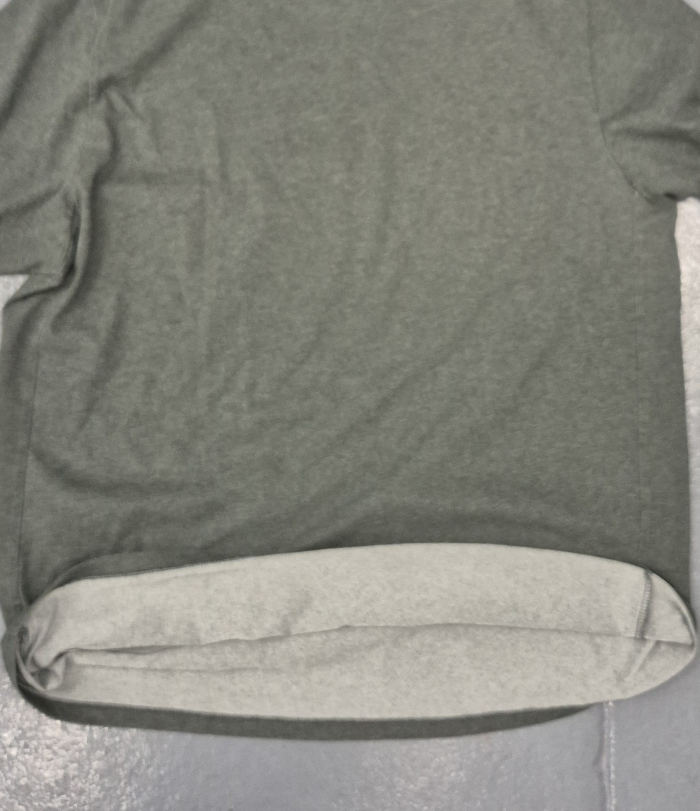 Nike Dri-Fit Cotton Training T-shirt Men L Olive Green Heavy Double Knit Y2K gallery