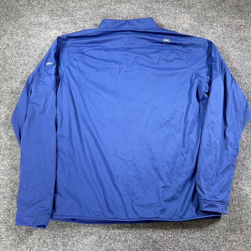 Peter Millar 1/4 Zip Pullover Mens Large Blue Thermal Flow Insulated Golf Jacket gallery