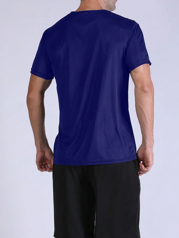 Men Sports T Shirt Gym Fitness Running Top Tee Workout Casual Jogger Run Gift gallery