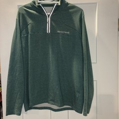 Vineyard Vines Performance 1/4 Zip Mens Size L – Green Long Sleeve Golf Whale