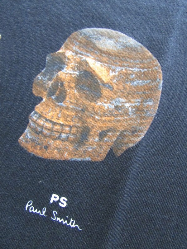 Paul Smith London Skulls Black Graphic Organic Cotton T- Shirt Sz S NWT gallery