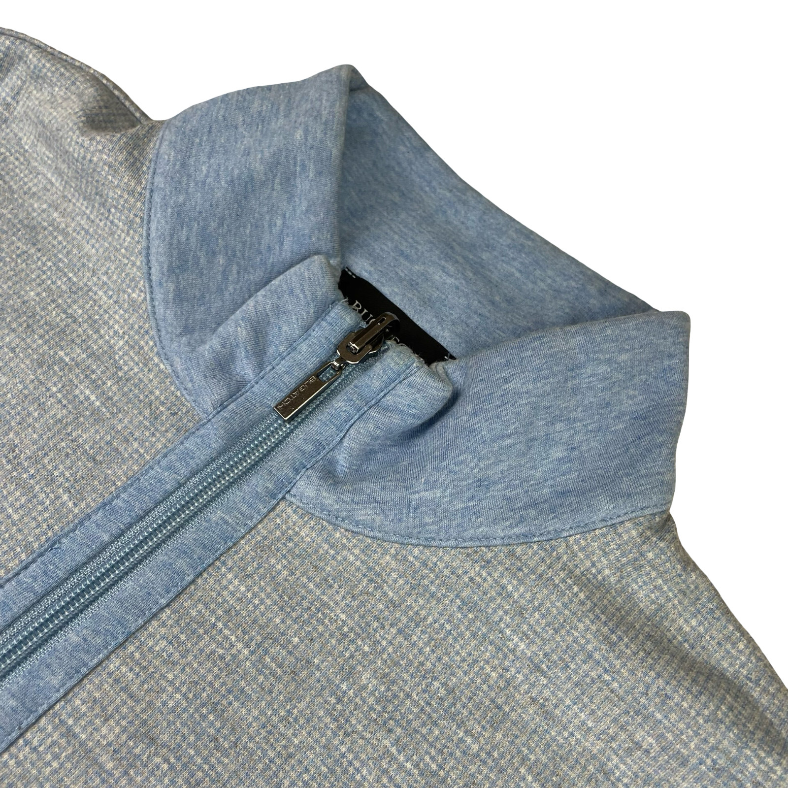 Bugatchi Men’s Cotton Blend Full Zip Reversible Sweater/Jacket Blue • SMALL gallery