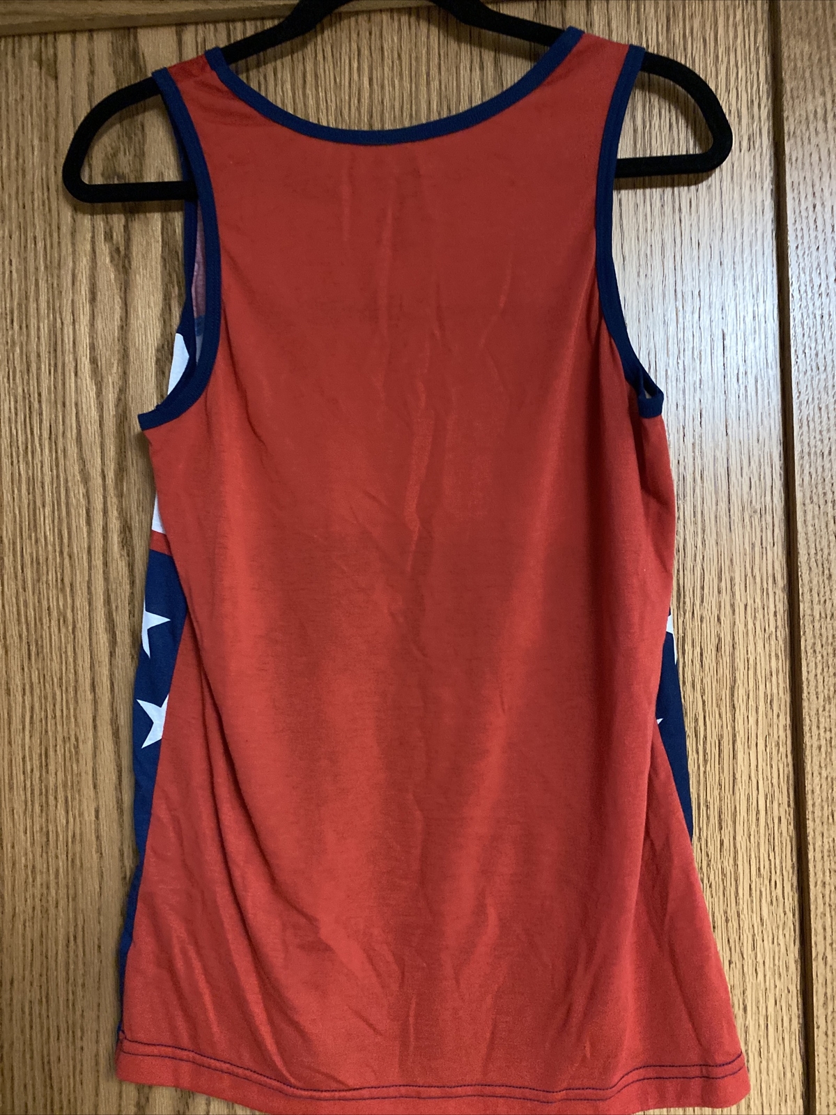 Anheuser-Busch Budweiser Beer Red White & Blue American Flag USA Tank Top Tshirt gallery