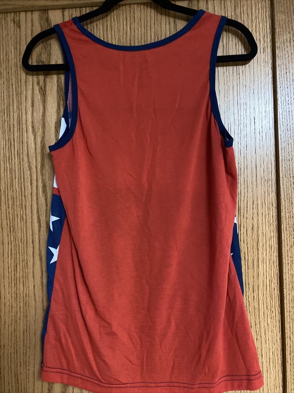 Anheuser-Busch Budweiser Beer Red White & Blue American Flag USA Tank Top Tshirt gallery