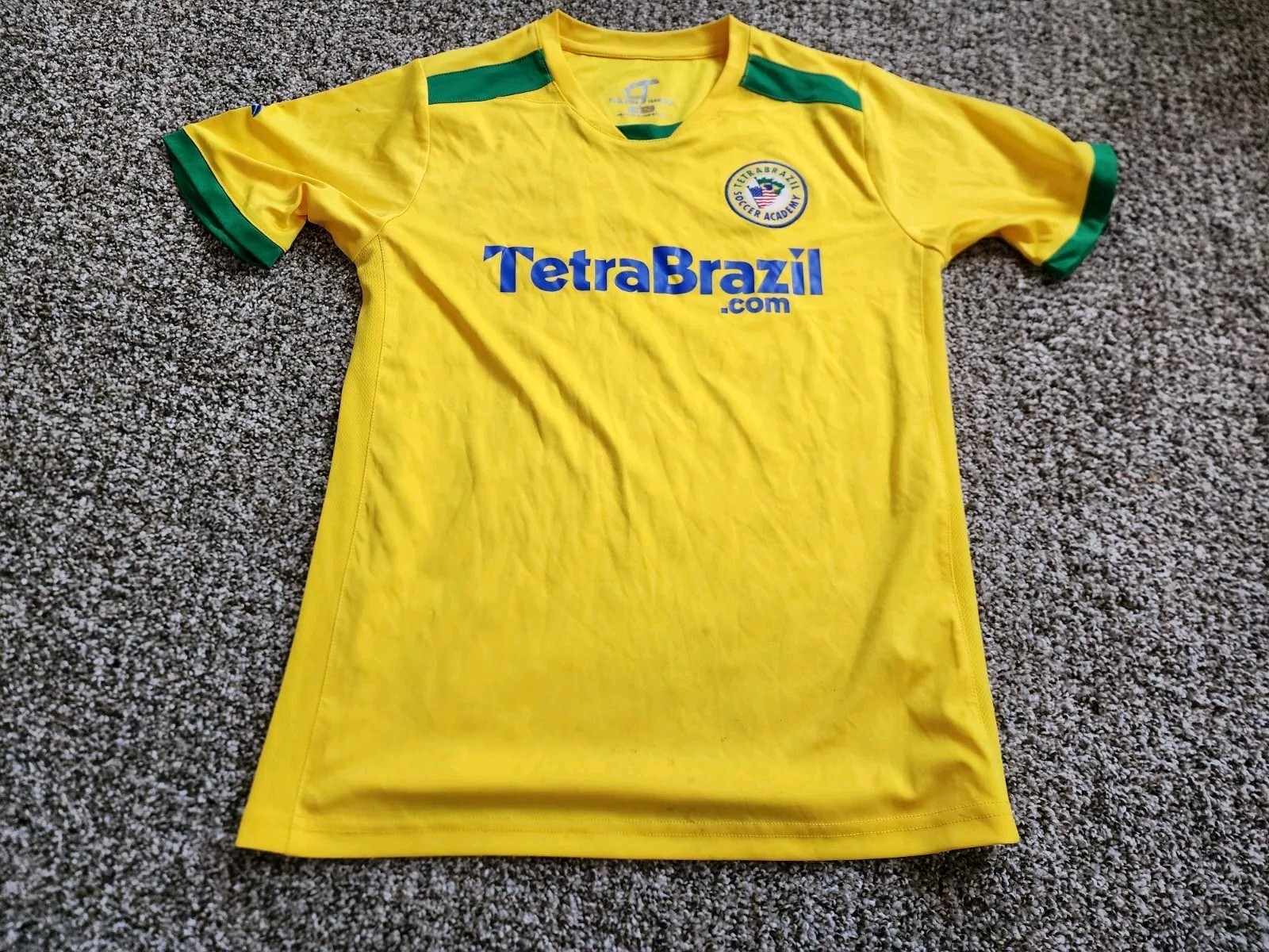 Tetra Brazil Soccer Academy Challenger Teamwear Jersey Men's Large APZ gallery