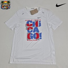 Nike Men’s Small BOA Chicago Marathon 2023 Rise 365 Running Shirt FD2689-100 NWT
