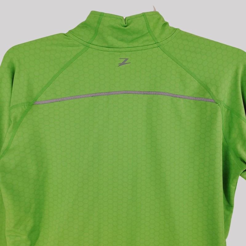Zoot Mens Green Long Sleeve Performance Pullover With Reflective Details XL gallery