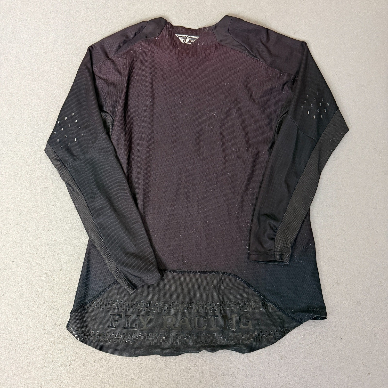 Fly Racing Evolution DST Motocross Jersey Mens M Black Long Sleeve MX Dirt Bike gallery
