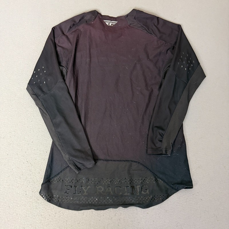 Fly Racing Evolution DST Motocross Jersey Mens M Black Long Sleeve MX Dirt Bike gallery
