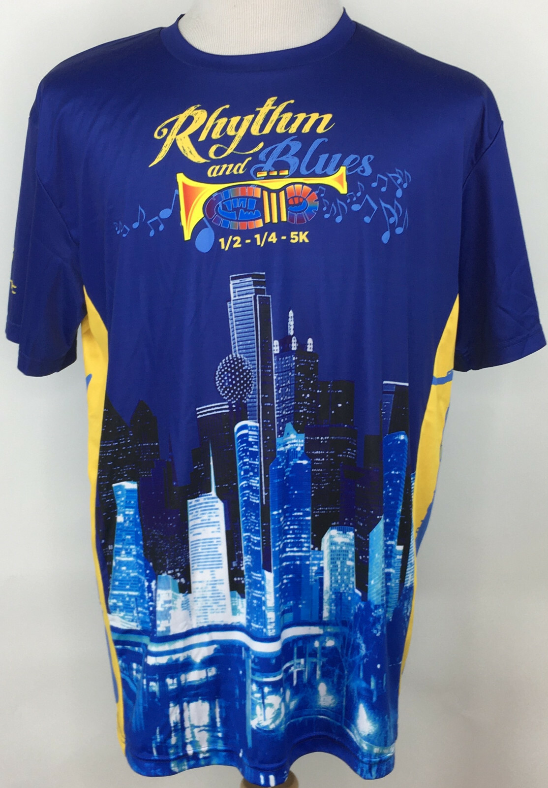 Rhythm and Blues 1/2 - 1/4 - 5K Dallas Houston Finish Strong Athletic Shirt M-XL gallery