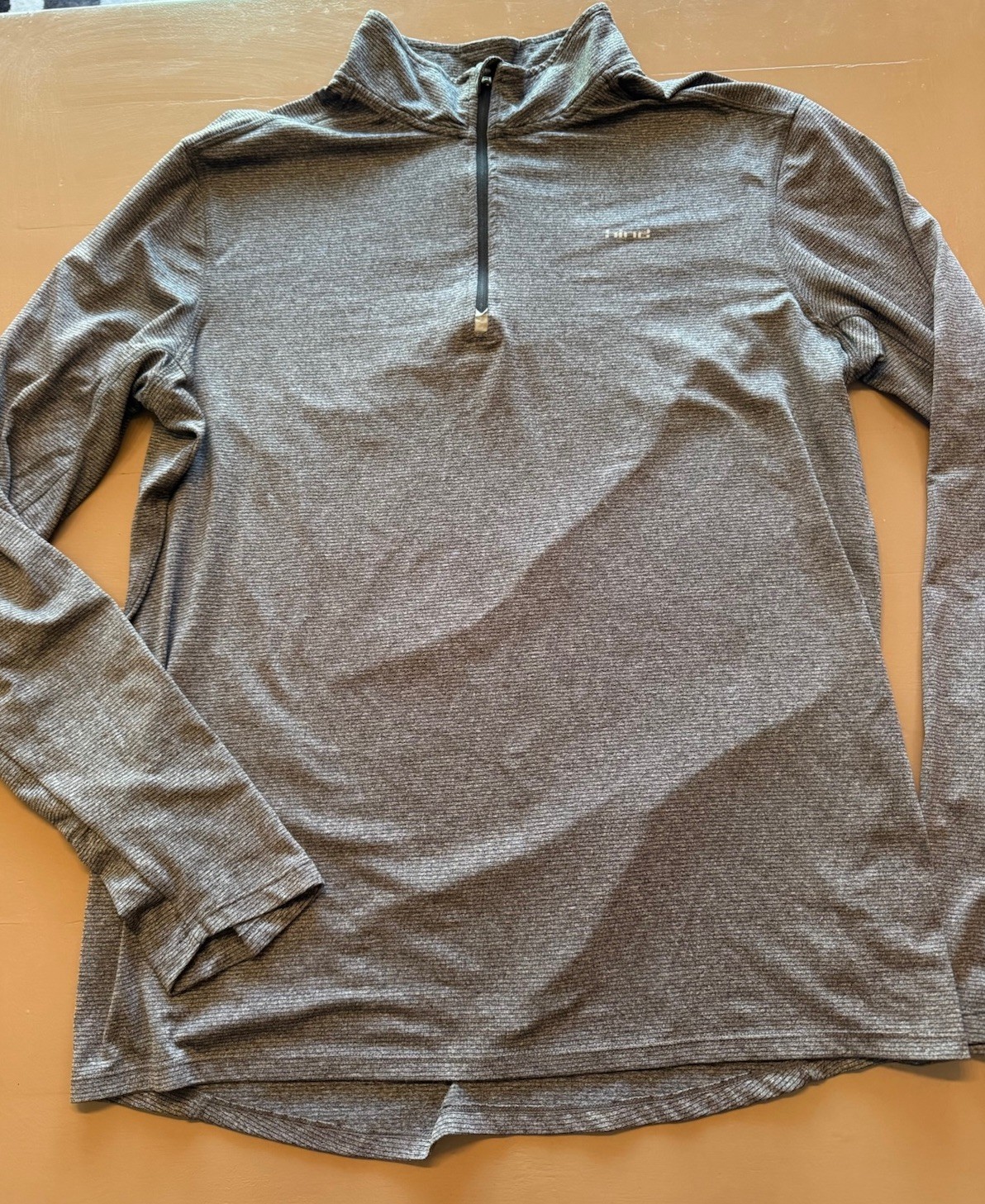 Hind Quarter Zip Men’s Pullover Grey Large With Thumb holes gallery