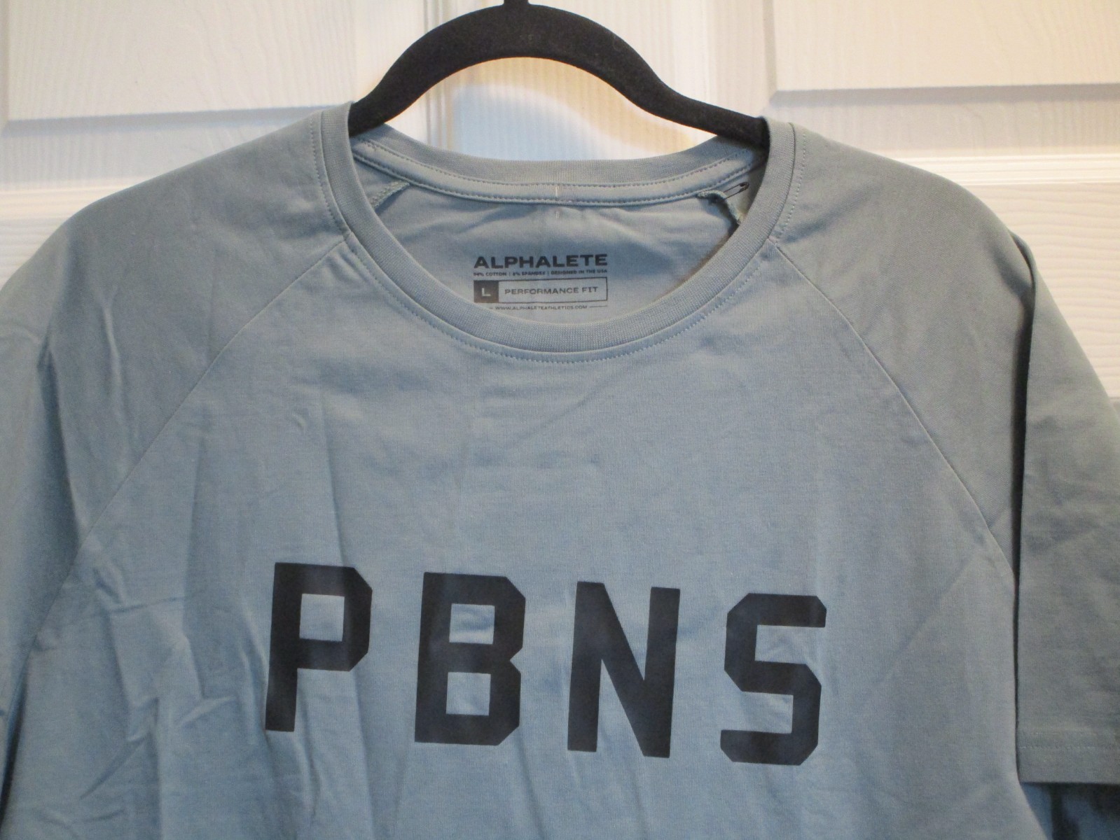 ALPHALETE MEN'S PBNS PERFORMANCE BLUE S/S TEE SHIRT SIZE LARGE NEW gallery