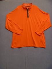 Russell DriPower 3 Shirt Mens Size 3XL Orange Athletic Hunting Sportsman Long