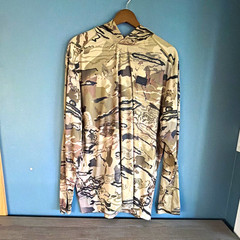 Under Armour ISO-CHILL HeatGear Camo Pullover Hoodie Long Sleeve XL Loose