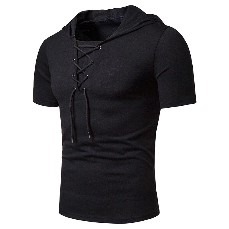 Men's Summer Slim Comfortable Short Sleeve Top Men's Casual Fashion Hip Hop gallery