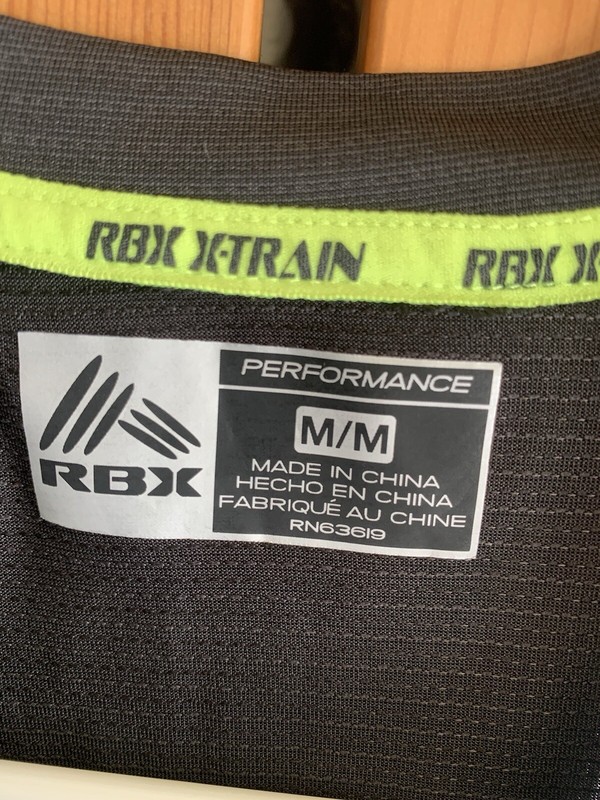Black RBX X-Train Athletic Performance Tank Top Men's Medium New with Tags gallery