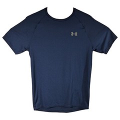 Under Armour Tech Tee Shirt Mens Size Small Navy Blue Crew Neck