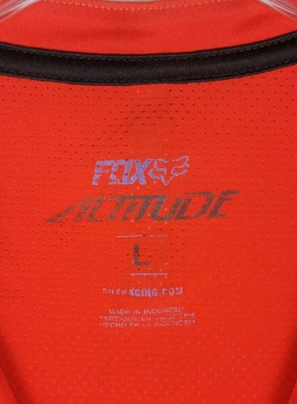 Fox Racing Altitude 1/4 Zip Short Sleeve Shirt Men's Size L gallery