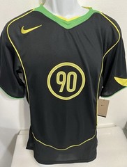 NIKE TOTAL 90 DRI FIT Men’s SOCCER JERSEY BLACK/GREEN BRAZIL IB4208-010 Size M