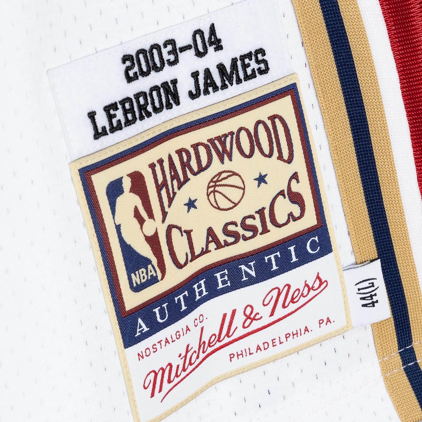 MITCHELL & NESS NBA AUTHENTIC JERSEY CLEVELAND CAVALIERS 03 LEBRON JAMES gallery