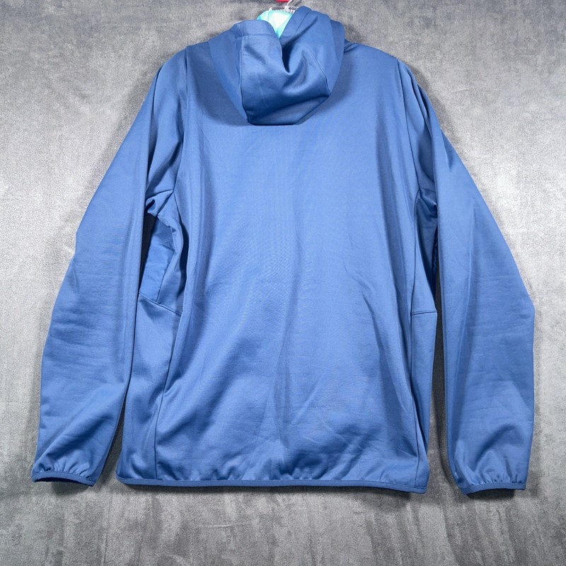 Umbro England Rugby Full Zip Long Sleeved Hoodie Training Top Mens L Blue gallery