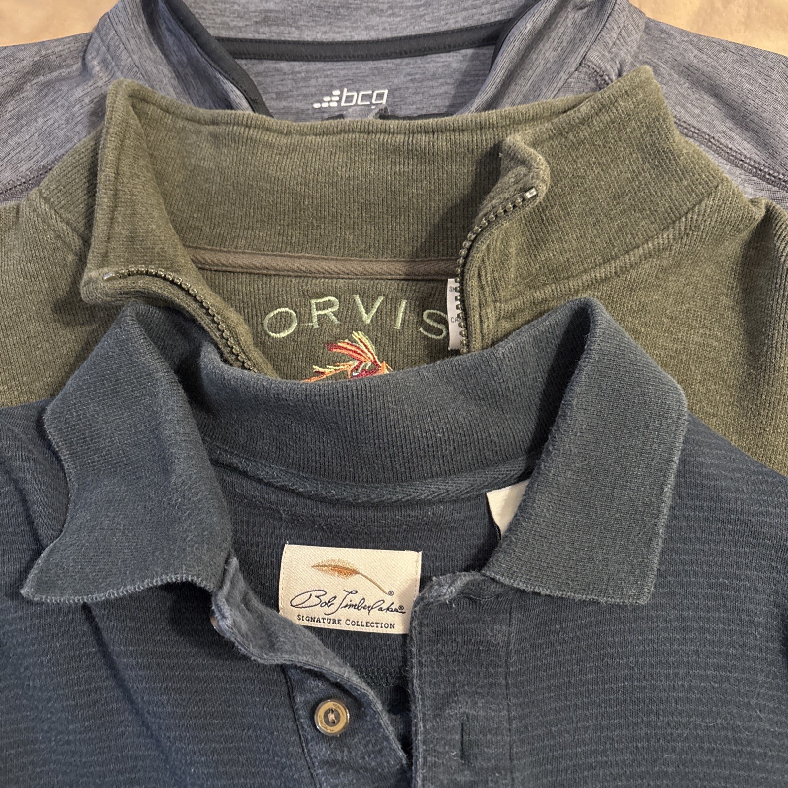 Long Sleeve Pullover Lot Of 3 Mens Size XXL Orvis, Bob Timberlake, Bcg Brands gallery