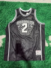 Headgear Classics Gianna Mambacita Basketball Jersey Black Snakeskin 3XL NWT