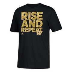 Warren Central High School Adidas Men’s “Rise and Repeat” Black T-Shirt