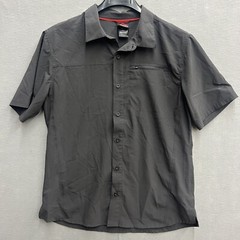 Gerry Mens Size Large Gray Lightweight Hiking Outdoor S/S Button Up