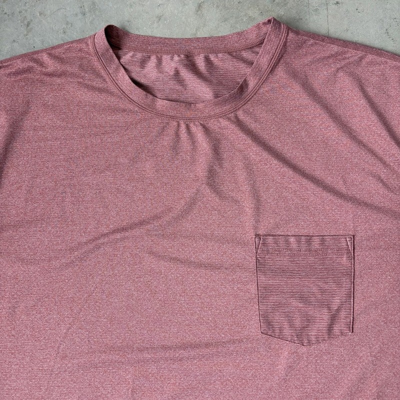 Vuori Tradewind Performance T Shirt Short Sleeve Red Pocket V109 Size XXL 2XL gallery