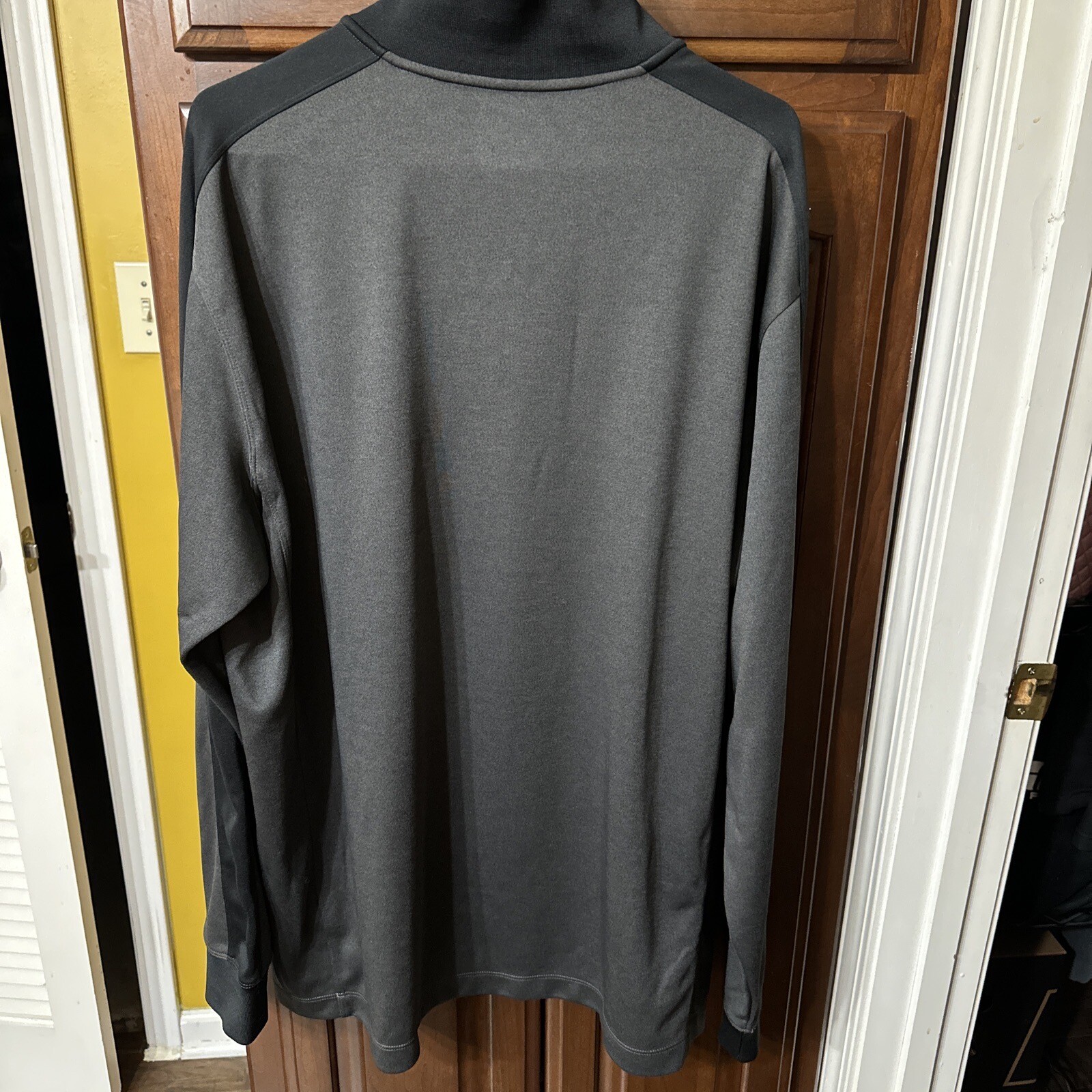 Nike Men's Quarter-Zip L/S Pullover -black & Gray - 2X - NWOT gallery