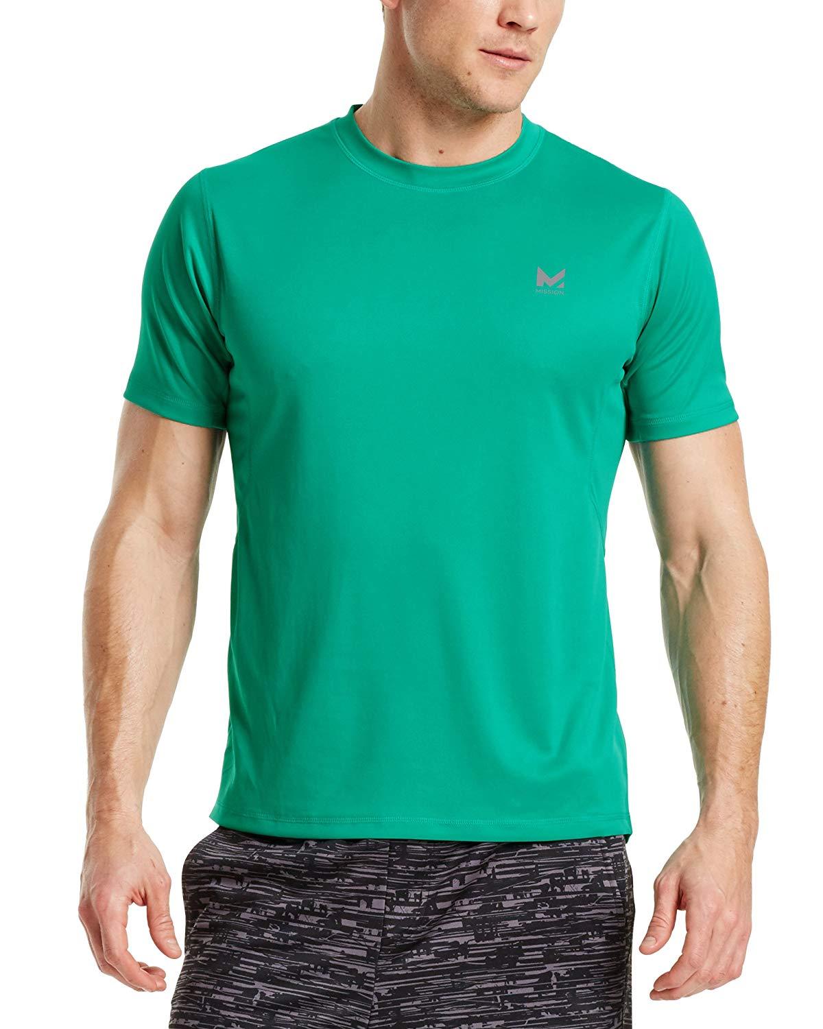 MISSION 'VaporActive Alpha' Training T-Shirt Men's S Fitness / Workout Green NWT gallery