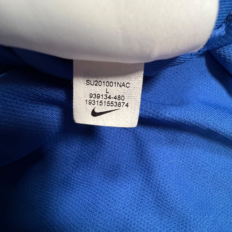 Nike Court Dri-FIT Mens Tennis Shirt Large Blue Black 939134-480 0556 gallery