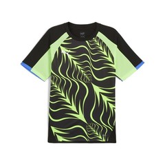 PUMA Individualliga Graphic Crew Neck Short Sleeve Soccer Jersey Mens Black 659