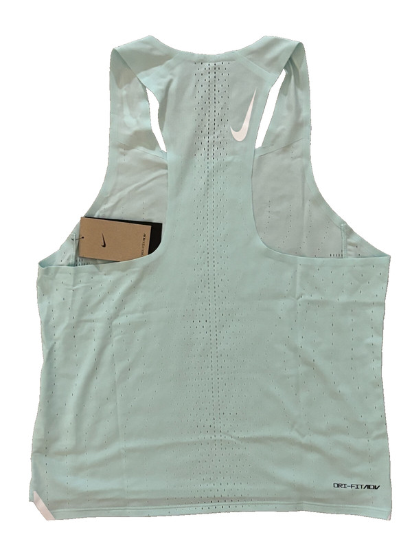 Nike AeroSwift Dri-FIT ADV Running Jade Ice Singlet Size Men's Medium DM4624-346 gallery
