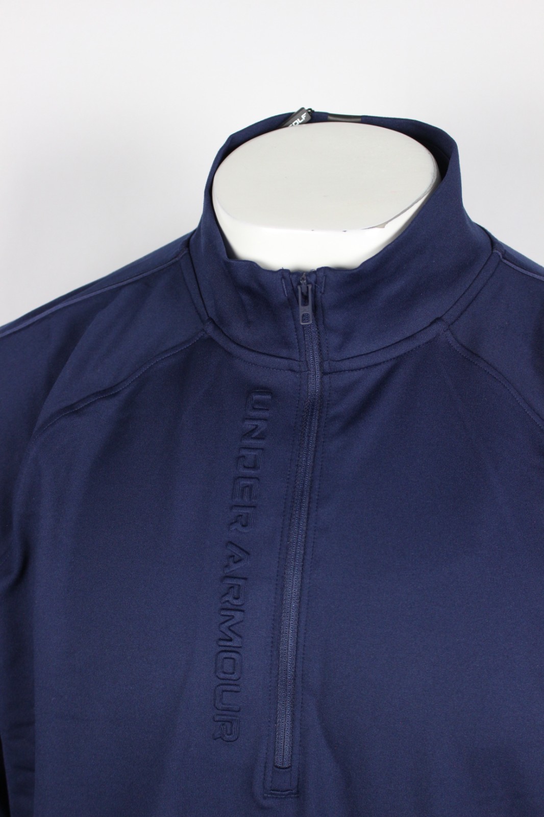 Under Armour Golf Men's Storm Midlayer Full Zip Midnight Navy Embossed 1383146 gallery