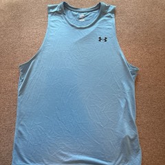 Under Armour Men’s Left Chest Cut Off Tank Top Sizes M Workout Gear