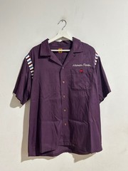 HUMAN MADE BOWLING BUTTON UP PURPLE SIZE LARGE PREOWNED