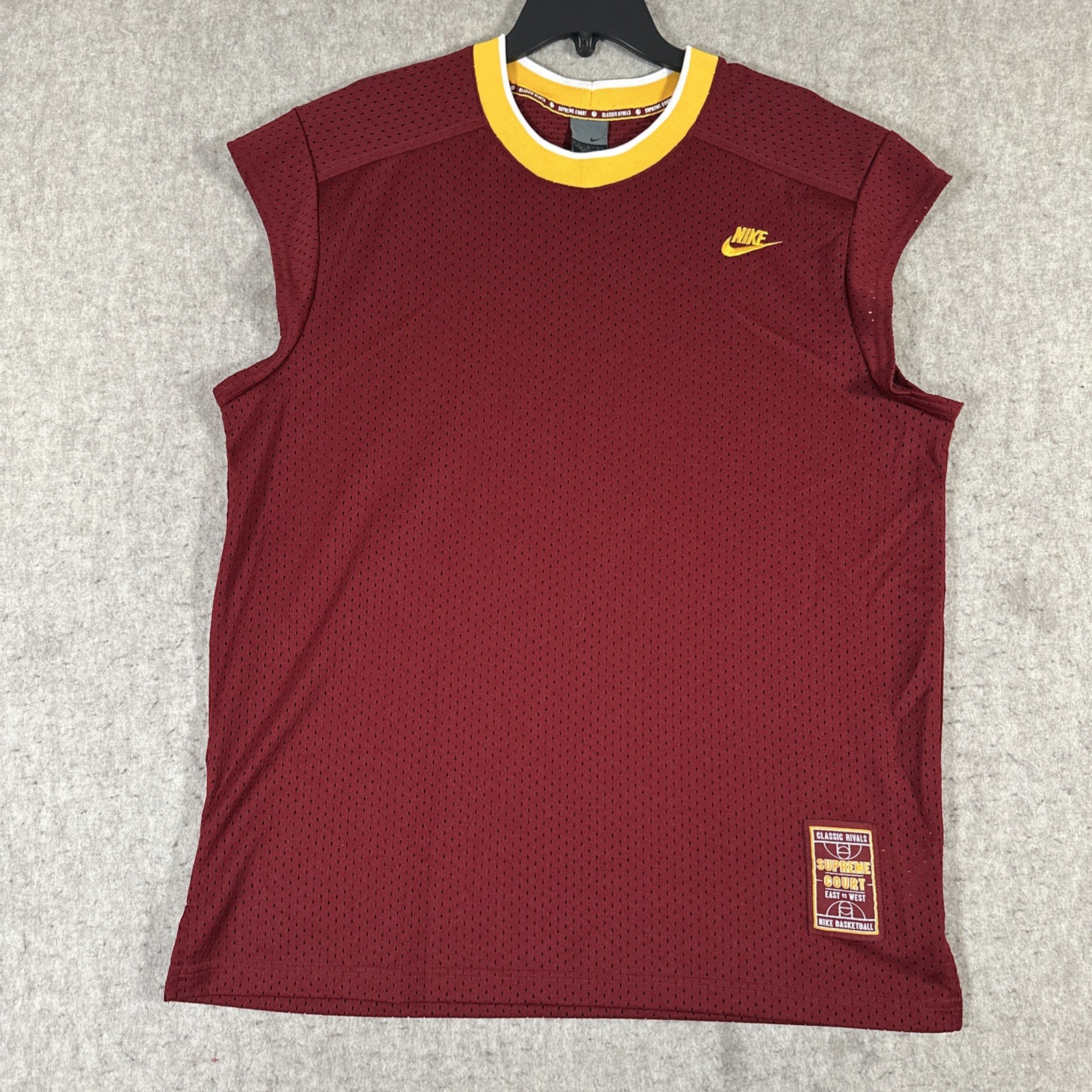 Vintage Nike Basketball Jersey Large Classic Rivals Supreme Court East Vs West gallery