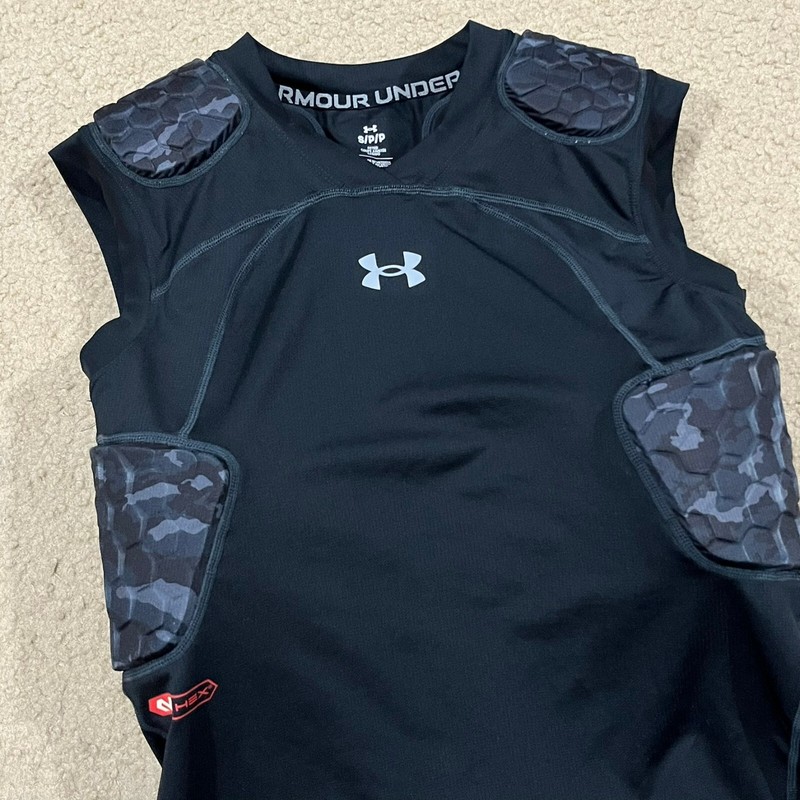 Under Armour Mens Hex Gameday Armour Pro 5 Pad Top Black Size Small gallery