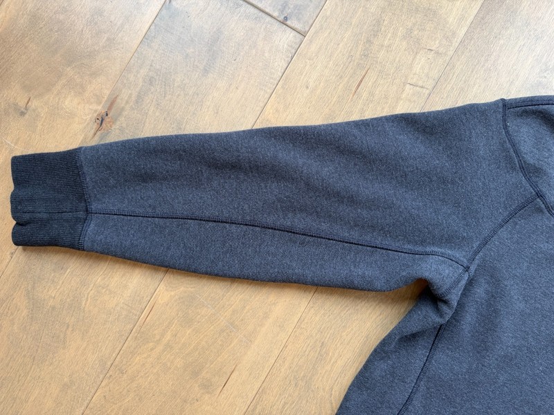 Lululemon Revolve Long Sleeve Sweatshirt Heathered Black M3B34S Men’s Size Large gallery