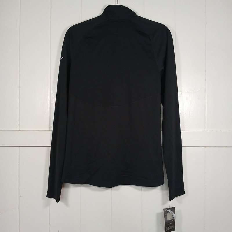 NEW Nike New Orleans Saints Mens Dri-FIT Quarter Zip Pullover Black Large 925637 gallery